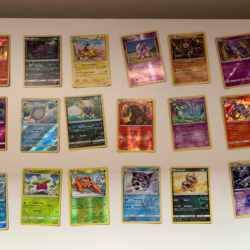 Lote de 13 Cartas Pokemon do Tipo Elétrico., Item de Papelaria Pokemon  Usado 91037058