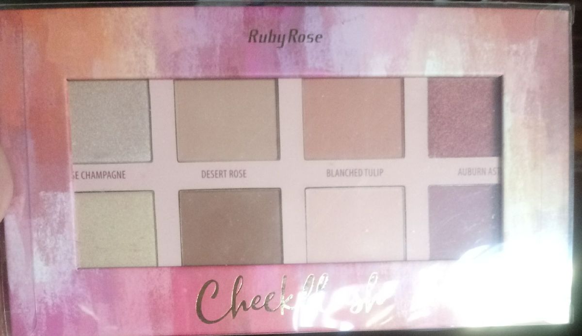 Kit com 5 Blushes e Um Contorno | Maquiagem Feminina Ruby Rose Nunca ...