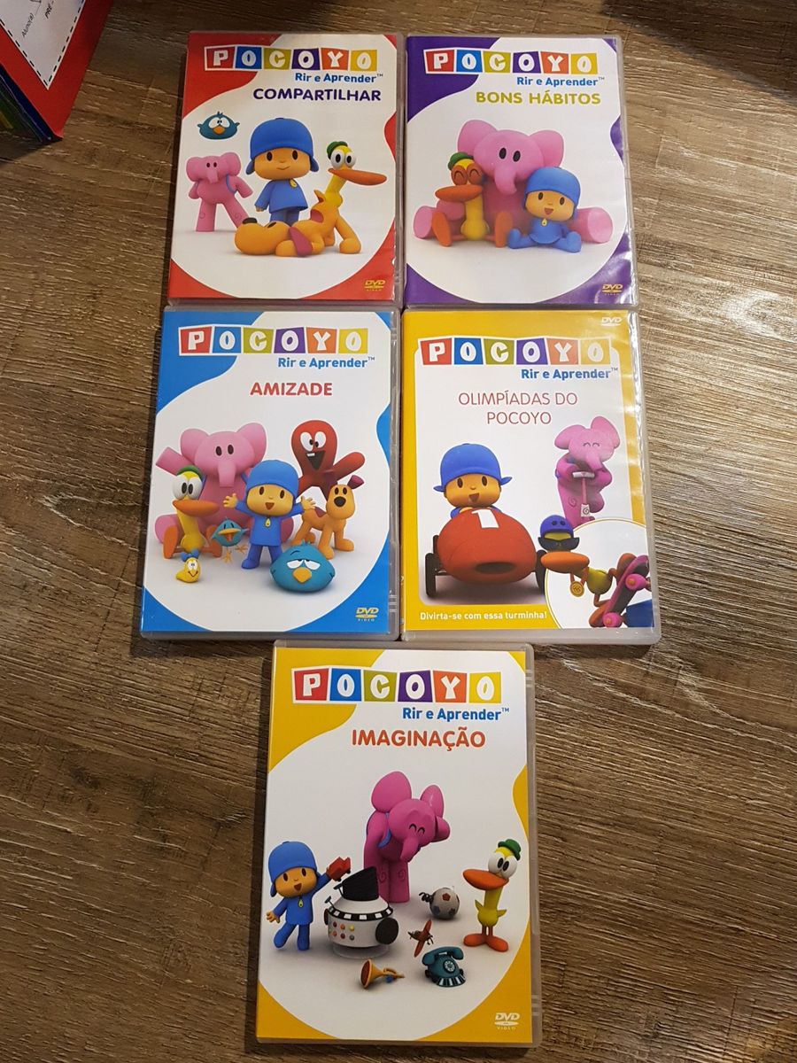 Kit com 5 Dvds Pocoyo | Item Infantil Usado 24598169 | enjoei