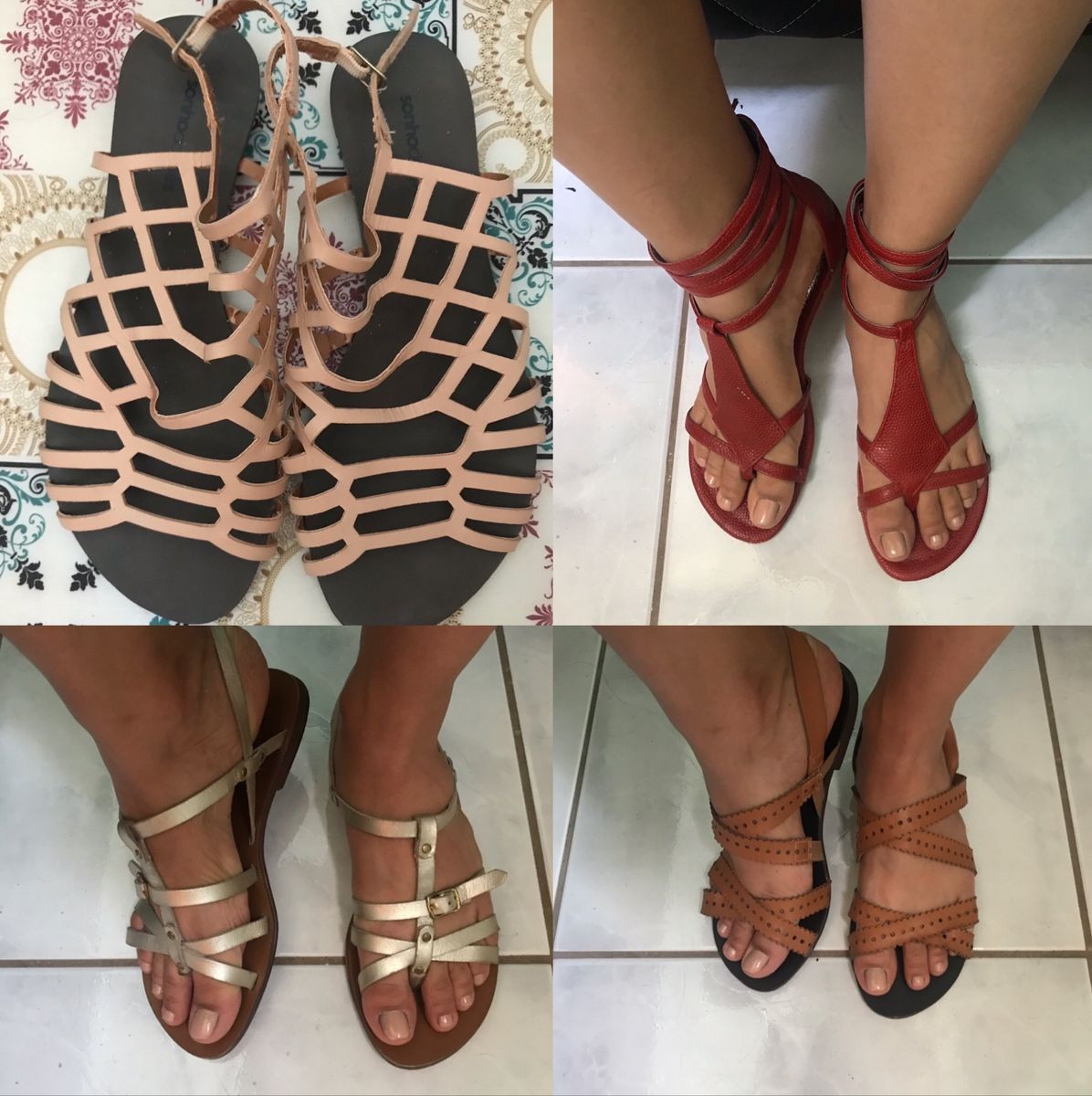 sandálias rasteiras para casamento