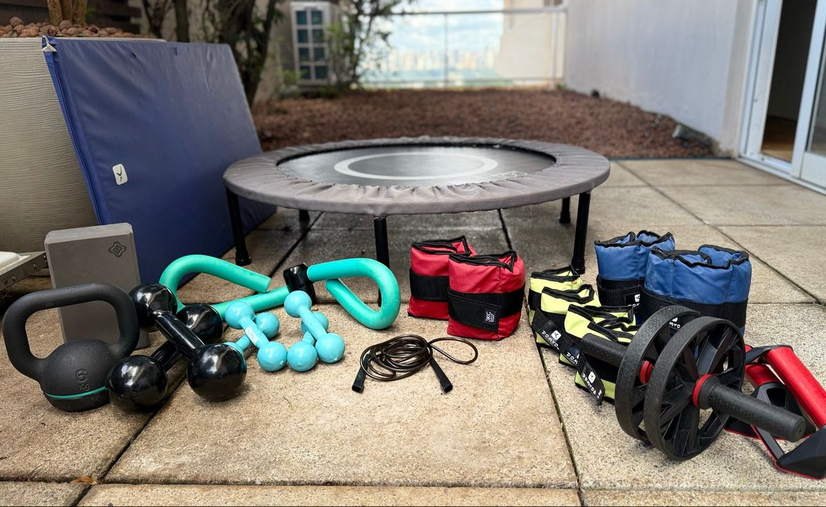 Kit Completo de Exercícios Domyos (decathlon) Shape de Verão em Casa ...