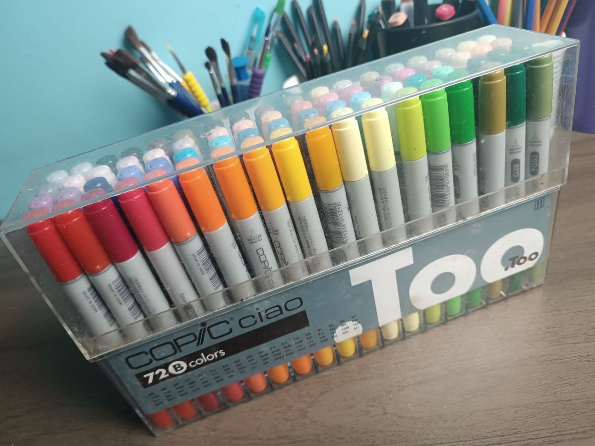 Kit Copic Ciao 72 Cores Série B | Copic Usado 111358028 | enjoei