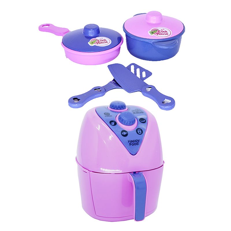 FOYTOKI 1 Conjunto Brinquedos De Cozinha Para Crianças Fingir Cozinhar  Brinquedos Jogo De Comida Para Crianças Brinquedo Air Frye Infantil Filho  Abdômen Gosto Utensílios De Cozinha : : Cozinha