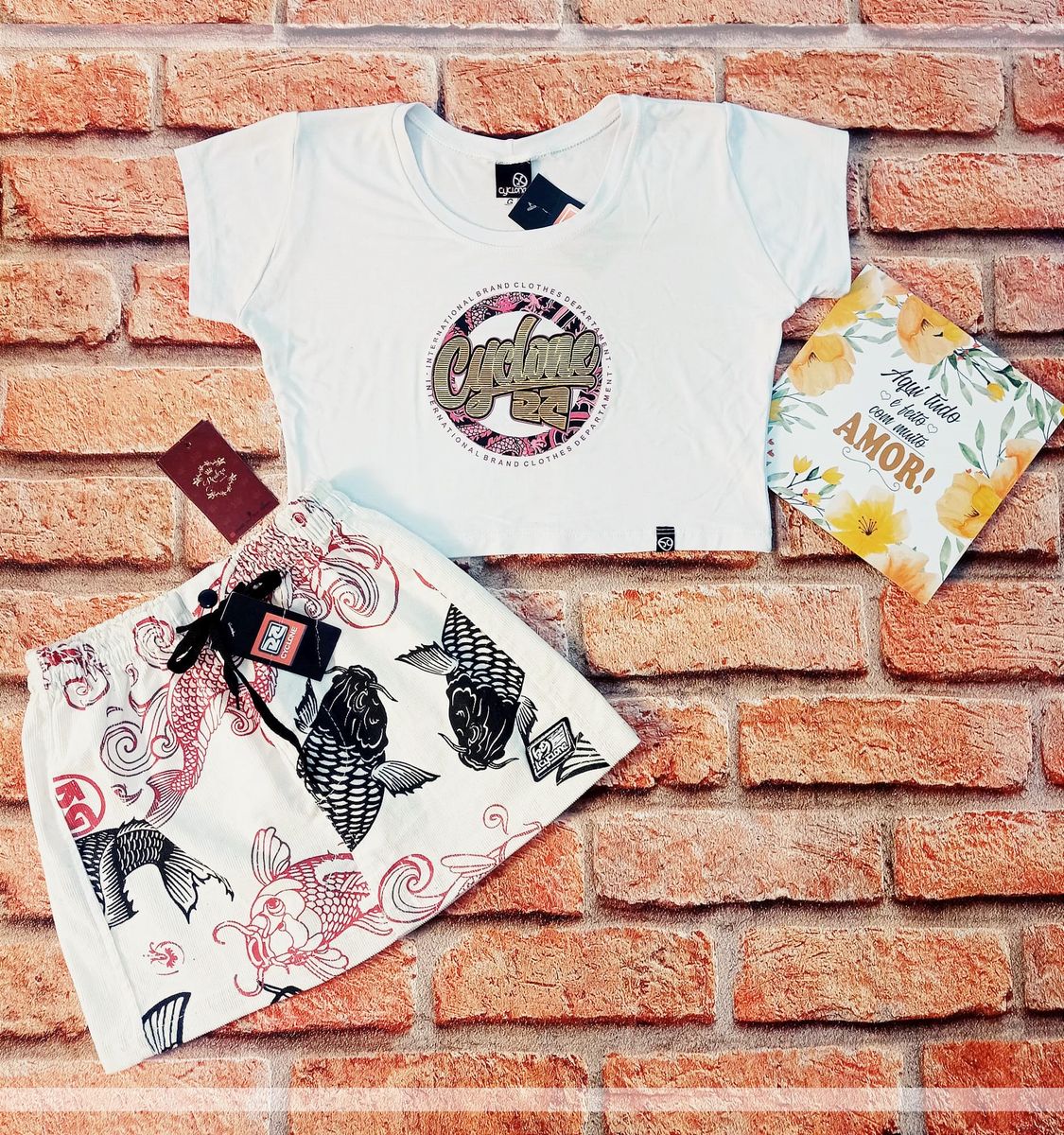 Kit Cyclone Feminina Saia Veludo Cyclone + Cropped | Saia Feminina ...