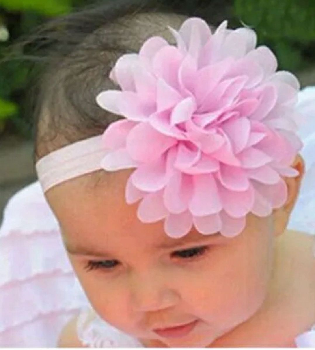 Kit de 7 Tiaras Pra Bebê de Flor Produto Importado Novo Item Infantil