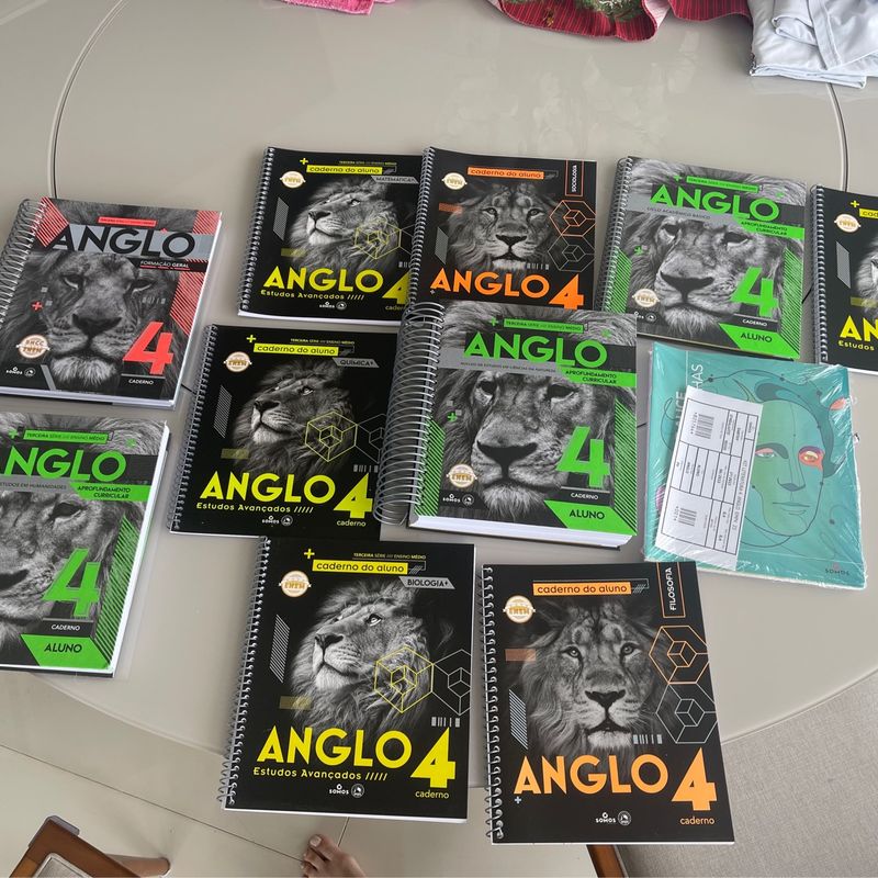 Kit de Apostilas Anglo, 3 Ano do Ensino Médio | Anglo Nunca Usado