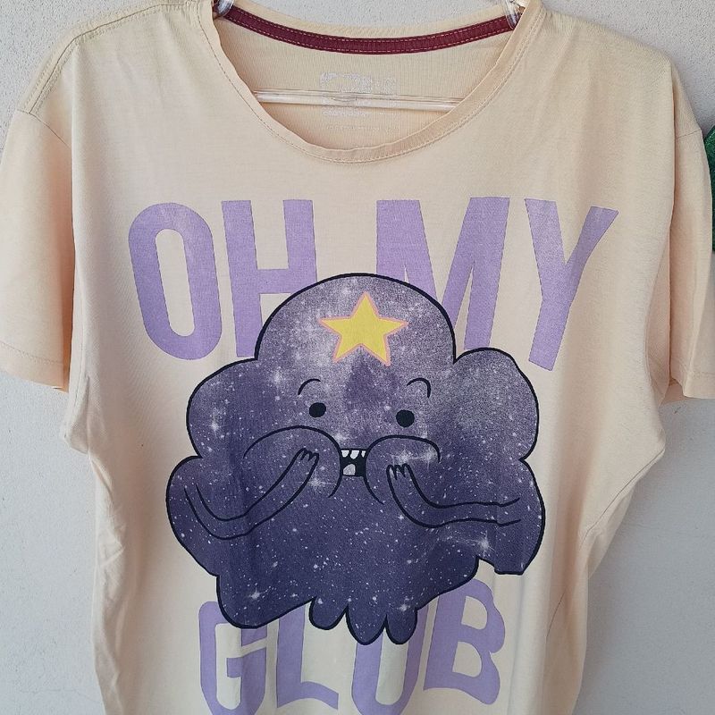 Camiseta Hora de Aventura  Roupa Infantil para Menina Usado