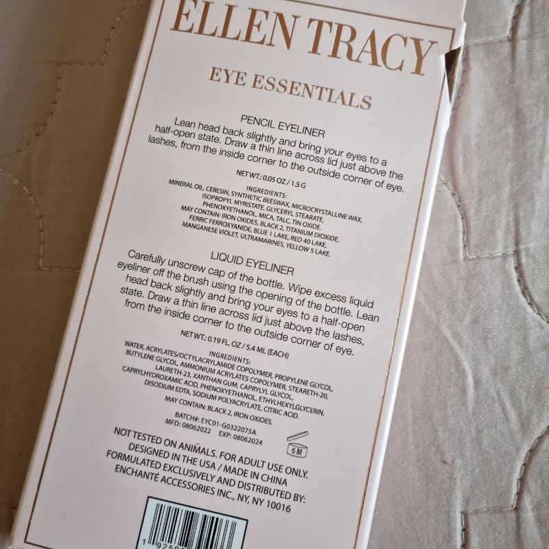 Kit de Delineador Importado Ellen Tracy, Maquiagem Feminina Ellen Tracy  Nunca Usado 79832636