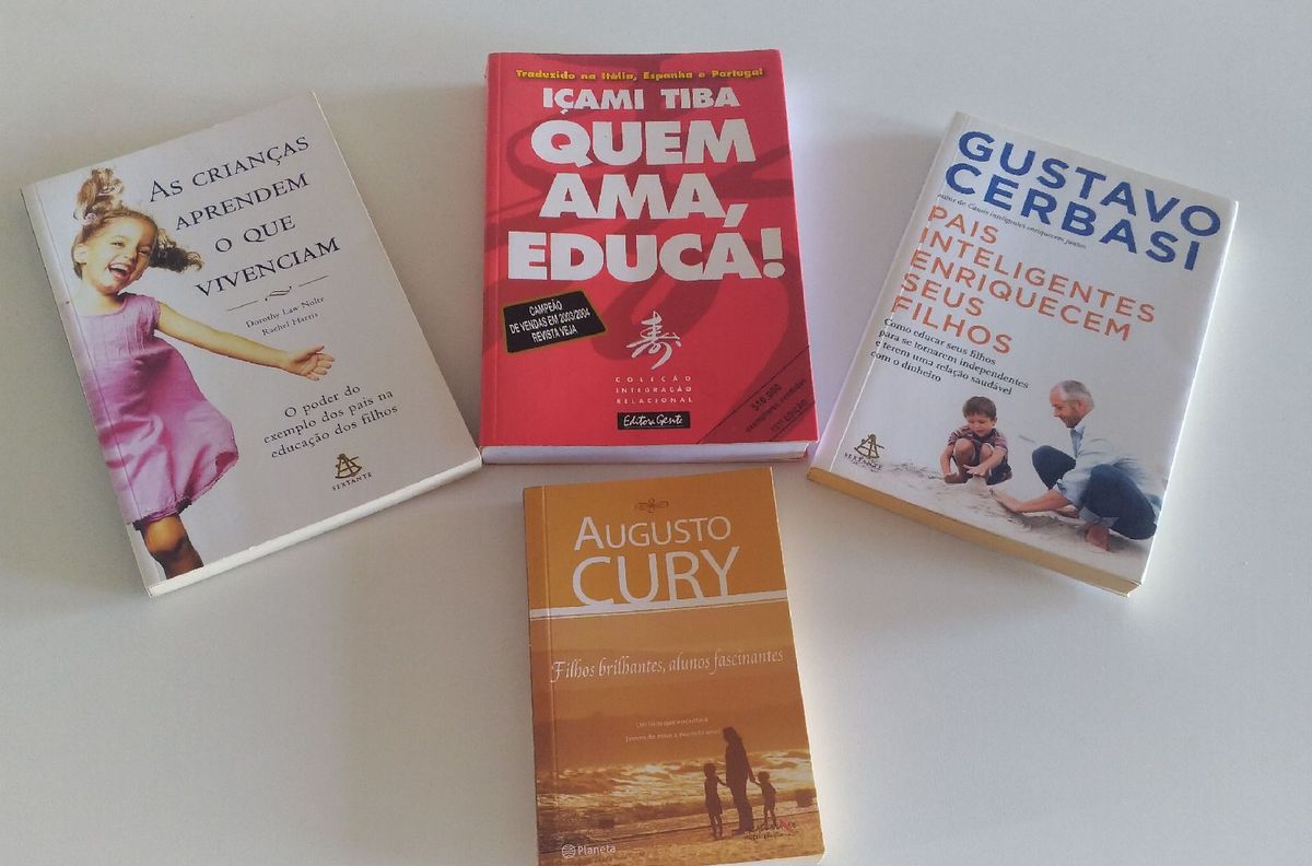 Kit de Livros para Ajudar Na Educação Dos Filhos Livro Combo De Livros Usado enjoei