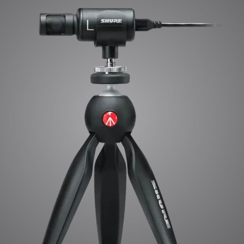 Kit de Vídeo Mv88+ da Shure com Microfone Condensador