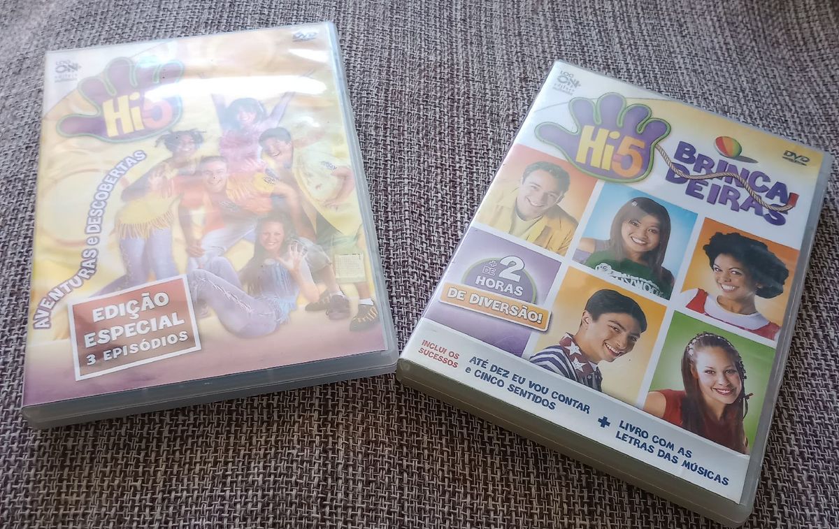 Kit Dvd Hi5 Aventuras e Brincadeiras | Brinquedo Dvd Usado 76589735 ...