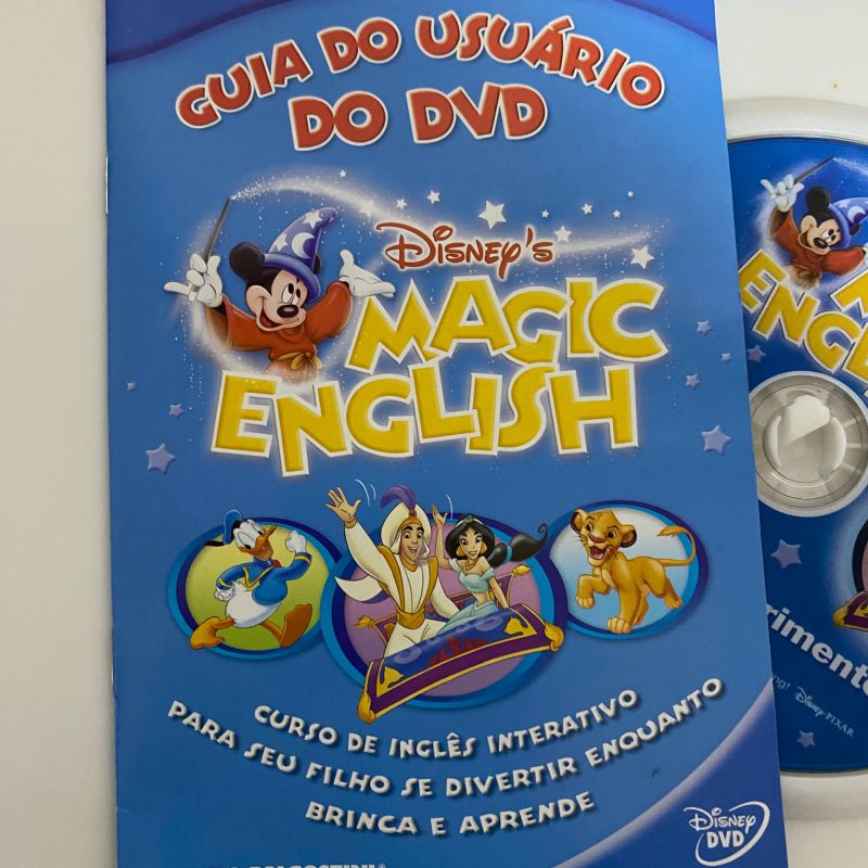 dvd curso ingles magic english 3 friends amigos - Comprar Cartazes