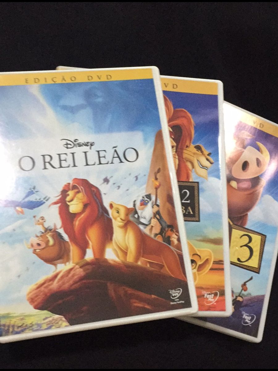 Kit Dvds O Rei Leão | Filme e Série Disney Usado 66688767 | enjoei