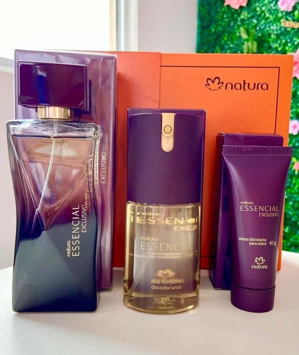 Kit Essencial Exclusivo Feminino Natura | Perfume Feminino Natura Nunca ...