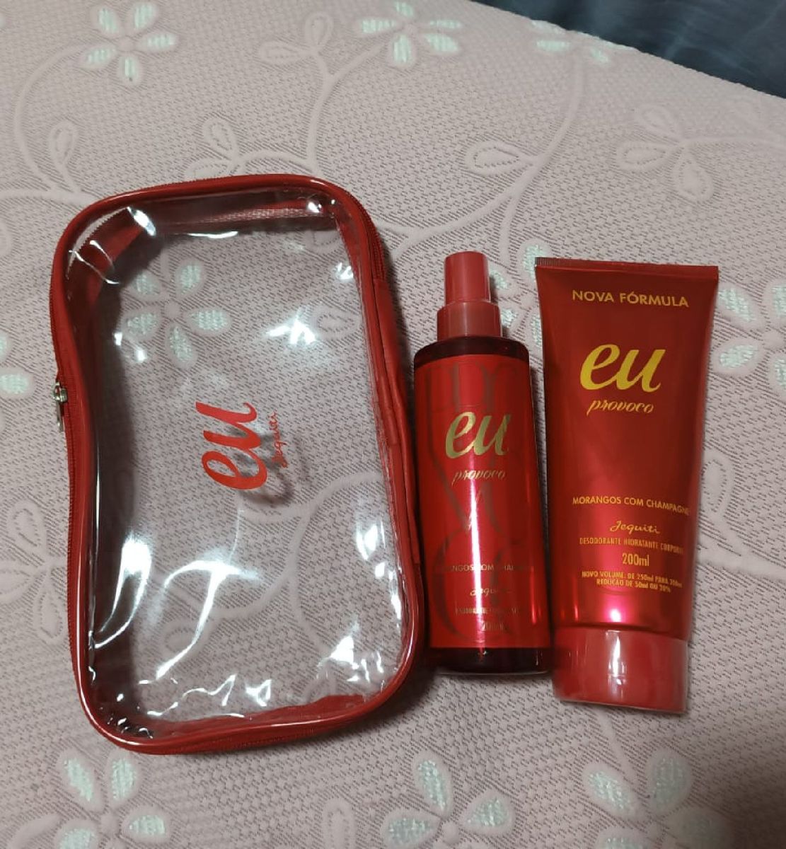 Kit Eu Provoco Jequi Desodorante Hidratante Colônia Splash Cosmético Feminino Jequiti Nunca 9258