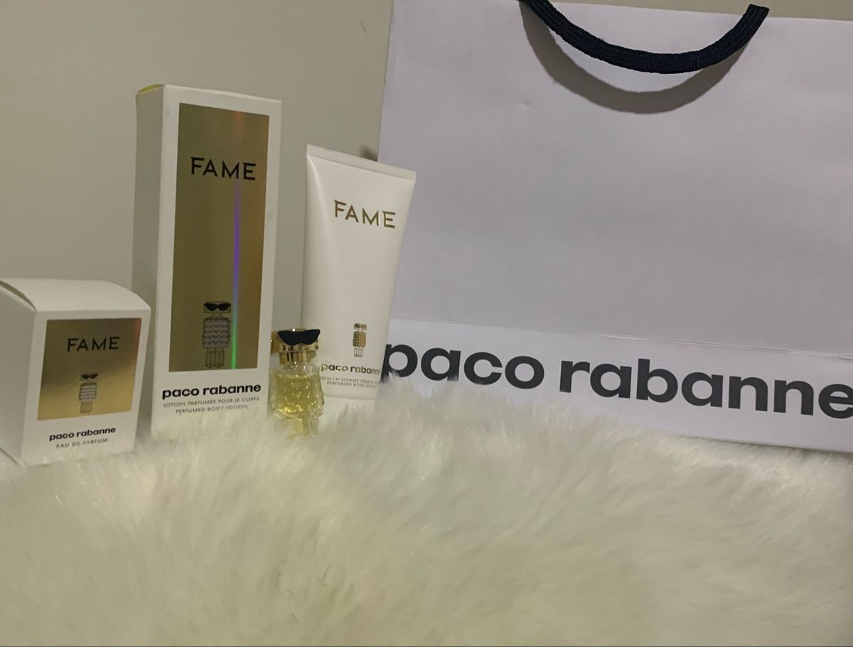 Hoje Exclusivo Fame da Paco Rabane Loção Hidratante 100ml + Miniatura ...
