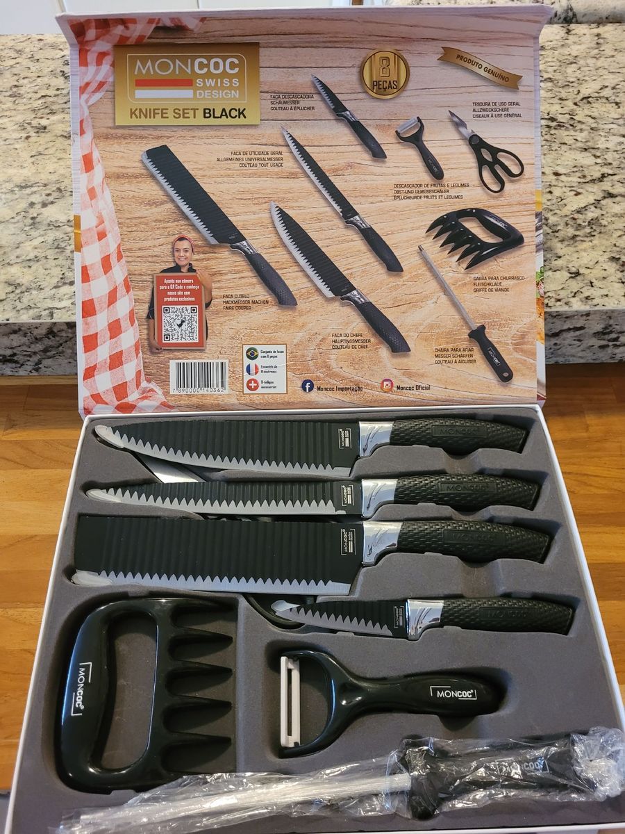 Kit Facas Moncoc Item Info & Eletro Moncoc Nunca Usado 69558998 enjoei