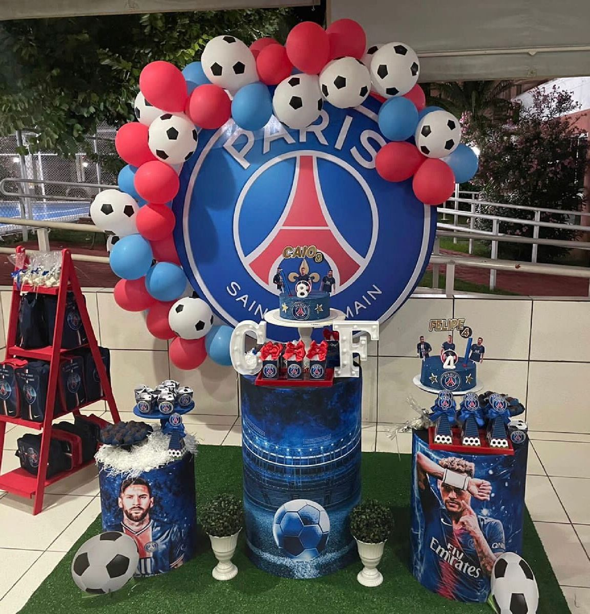 Kit Decoração Festa Paris Saint Germain Psg | Item de Decoração Usado ...