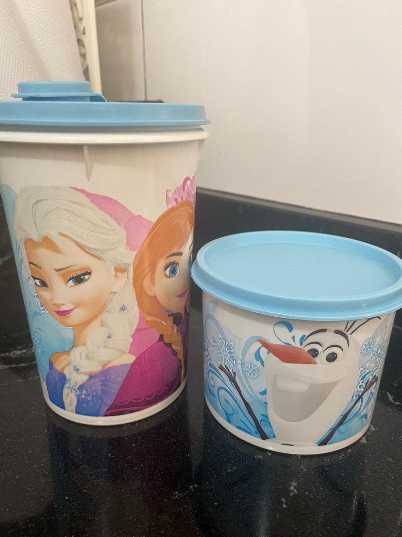 Kit Frozen Tupperware | Móvel de Cozinha Tupperware Nunca Usado ...