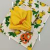 kit guardanapos oxford amarelo canário | toque de elegância à mesa - panos & guardanapos design de mesa