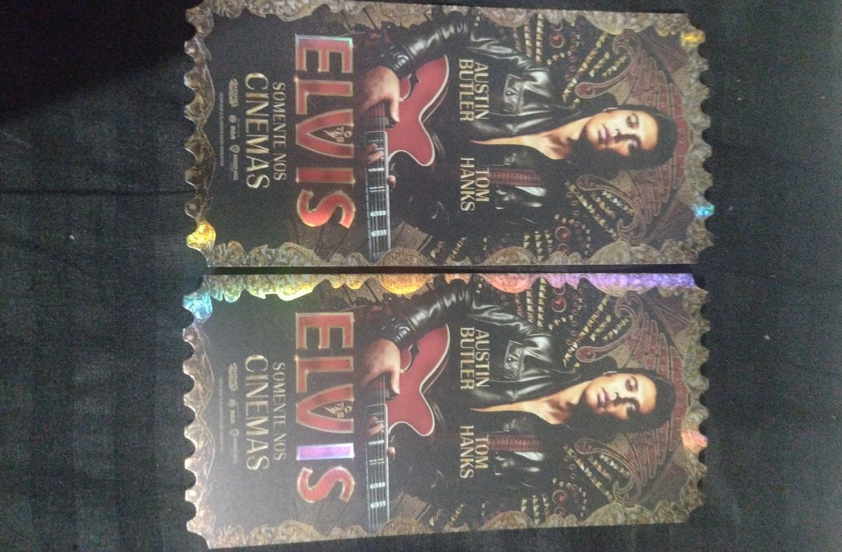 Kit Ingresso Colecionável Elvis | Item de Música Elvis Nunca Usado ...