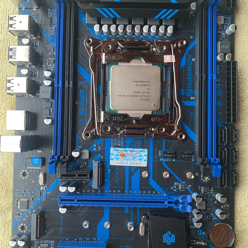 Kit Intel Xeon 2670 V3 + Placa Mãe Qd4 X99 + 16gb Ram (2x8