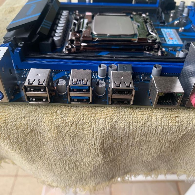 Kit Intel Xeon 2670 V3 + Placa Mãe Qd4 X99 + 16gb Ram (2x8