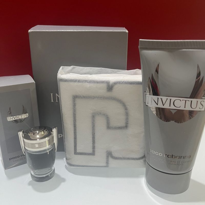 Kit Invictus Paco Rabanne  Perfume Masculino Paco Rabanne Nunca