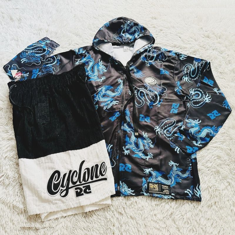 Kit Jaqueta e Bermuda da Cyclone Cyclone Nunca Usado 92715960
