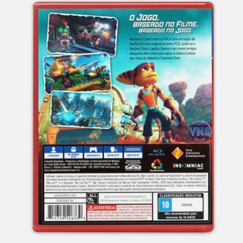 Ratchet & Clank Standard Edition Sony PS2 Físico