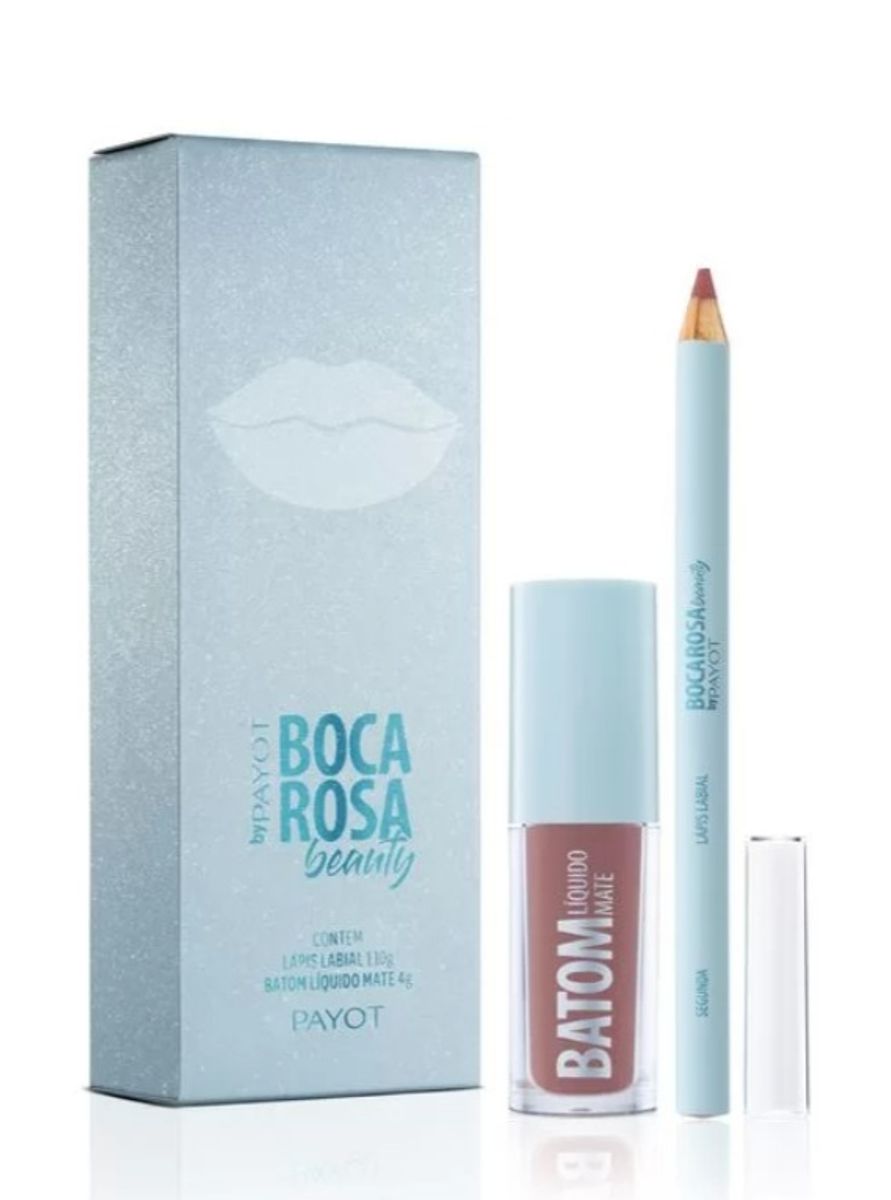 Kit Labial Boca Rosa | Maquiagem Feminina Boca Rosa Nunca Usado ...