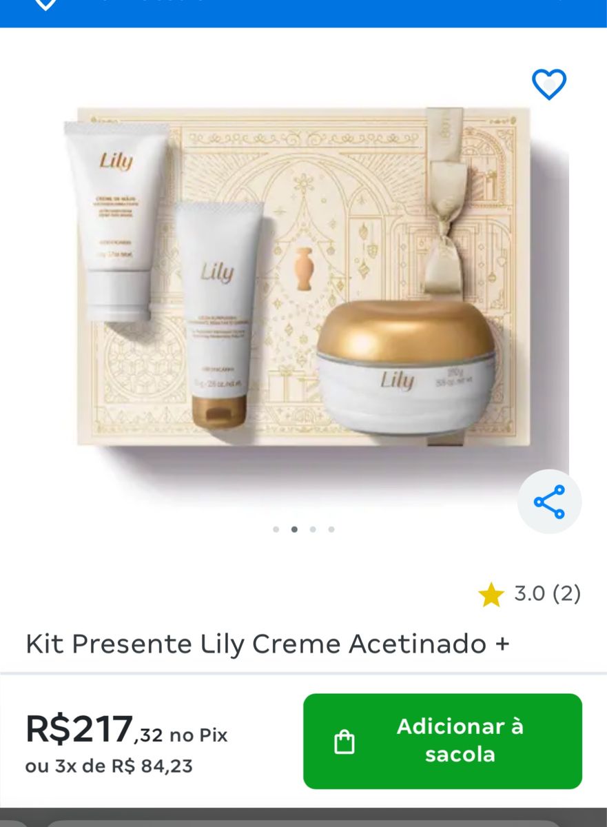 Kit Lily O Boticário | Perfume Feminino O Boticário Nunca Usado ...