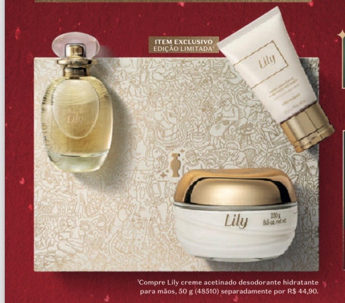 Kit Lily Oboticario Original | Creme Masculino O Boticário Nunca Usado ...