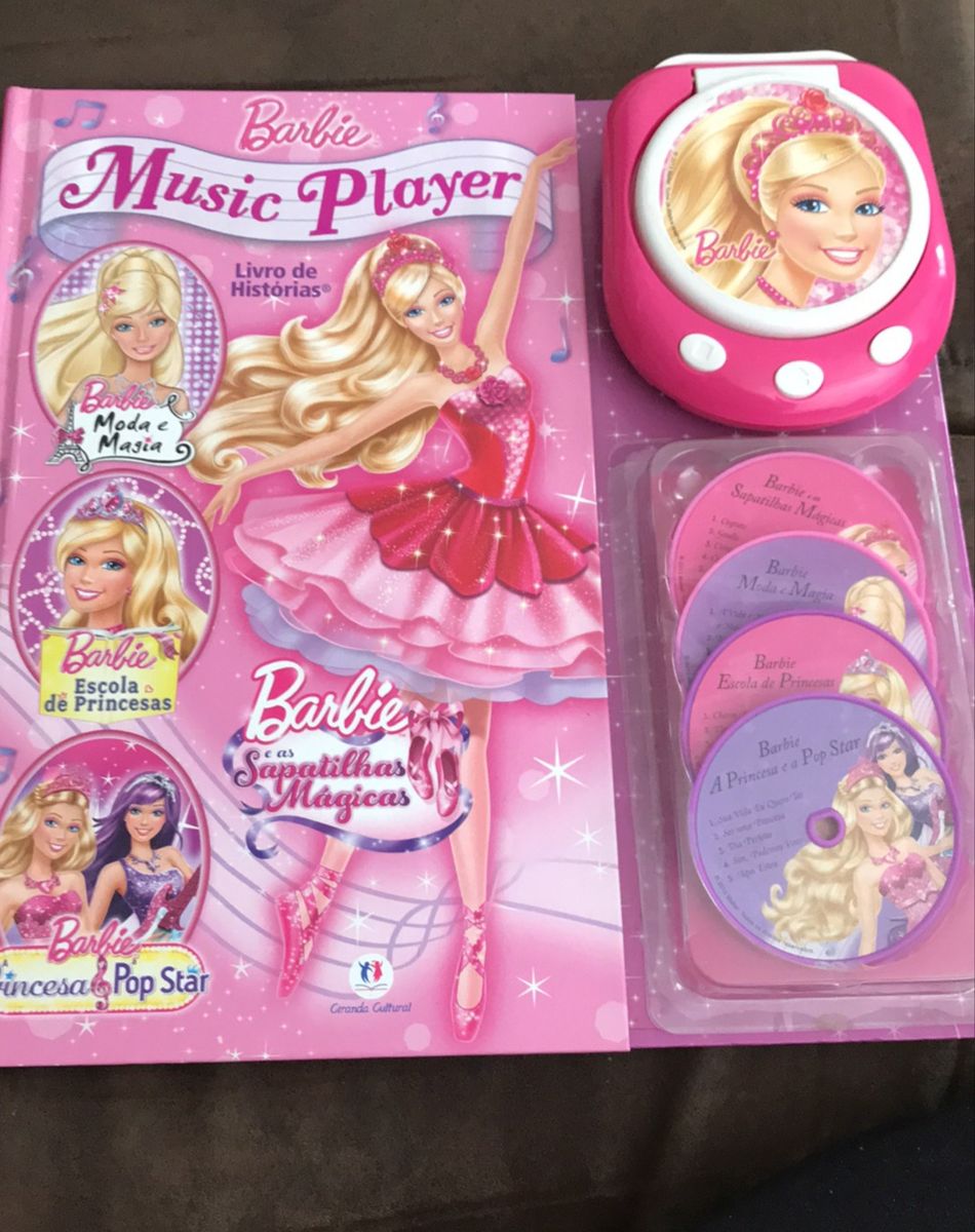 Kit Livro da Barbie com Cd Player | Brinquedo para Bebês Ciranda ...