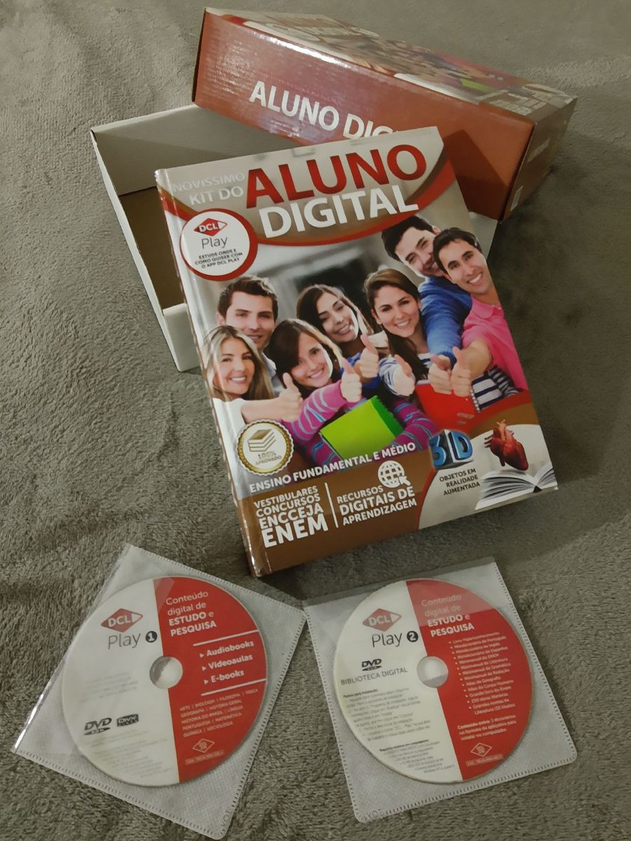 Kit Livro Dvds Vestibular Enem Livro Dcl Nunca Usado 76123136 Enjoei 5817