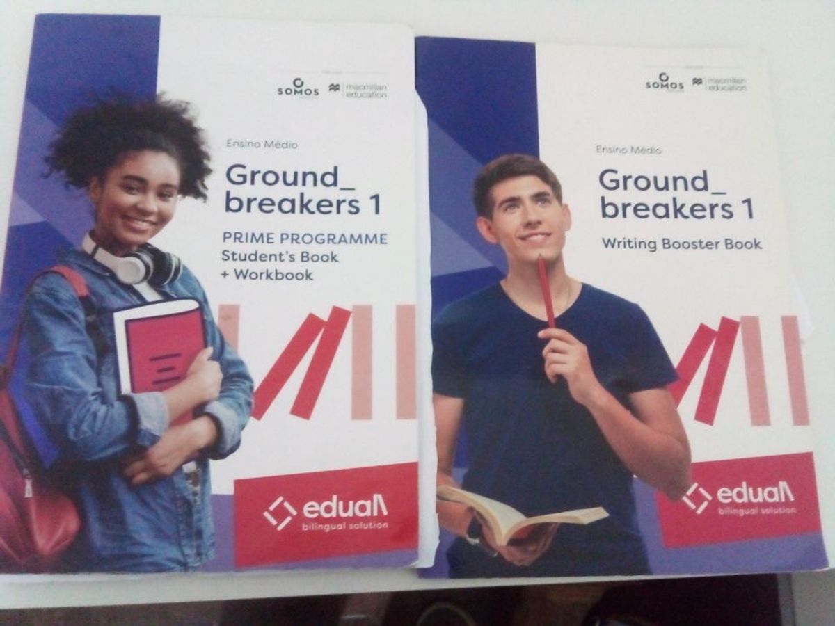 Kit Livros de Inglês Groundbreakers 1 Students Book + Workbook e ...
