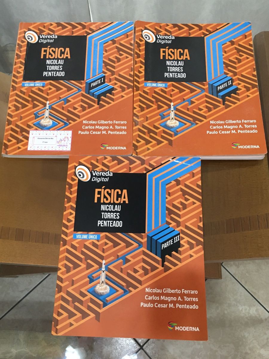 Kit Livros Ensino Médio de Física - Editora Moderna | Livro Moderna ...
