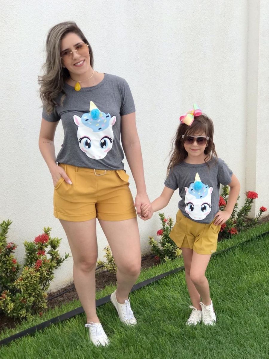 roupa de unicornio mae e filha