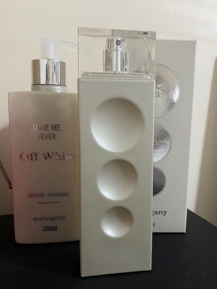 mahogany perfume off white