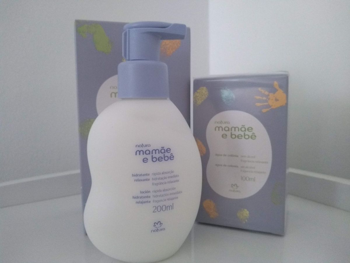 Kit Mamae E Bebe Natura Agua De Colonia E Hidratante Relaxante Item Infantil Natura Nunca Usado Enjoei