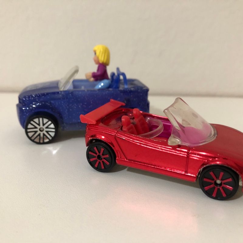 Mini Boneca - Polly Pocket - Polly com Veículo - Carro de