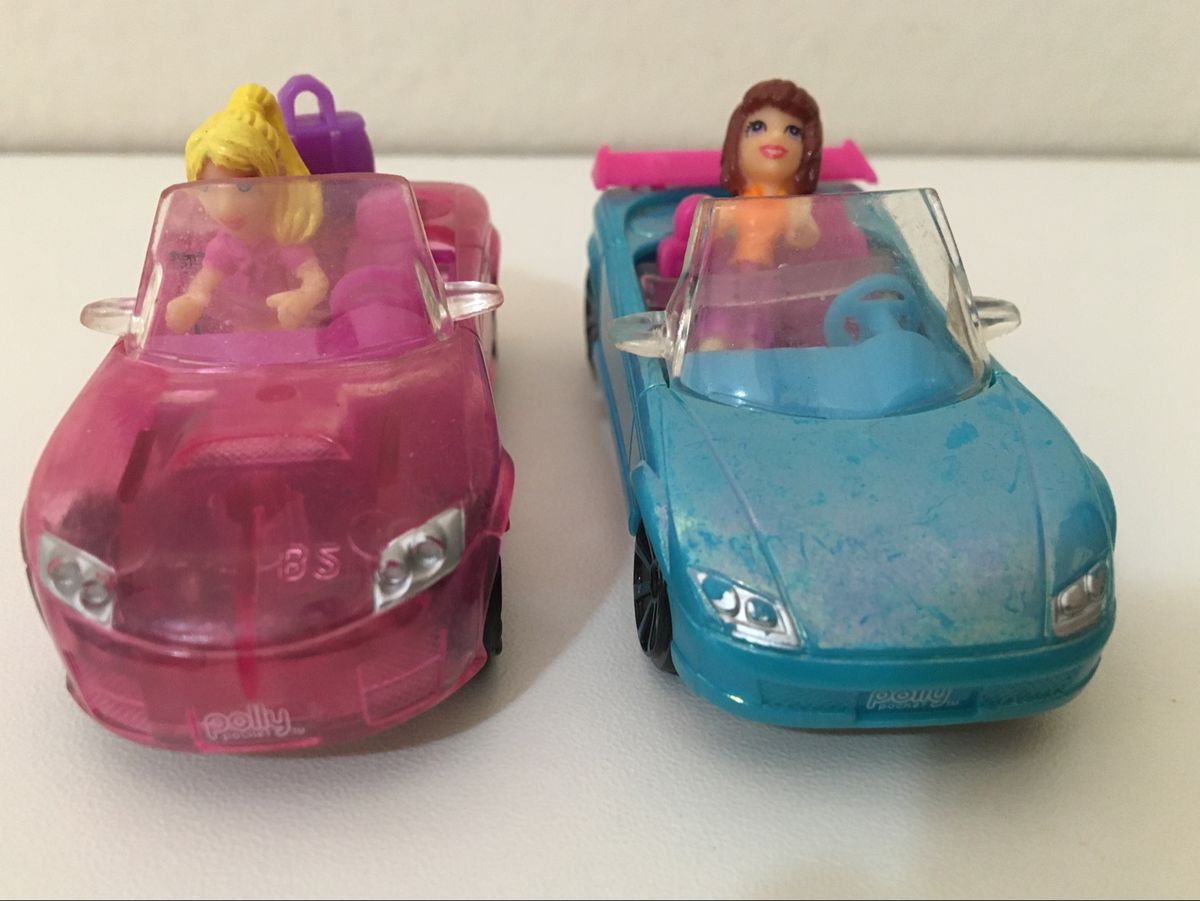 Mini Boneca - Polly Pocket - Polly com Veículo - Carro de