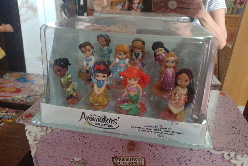 Kit Miniaturas Animators com Glitter ,comprada em Orlando | Brinquedo ...