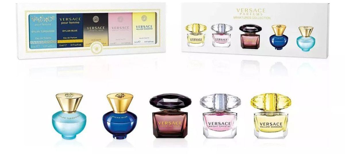 Kit Miniaturas Versace Parfuns | Produto Feminino Versace Nunca Usado ...