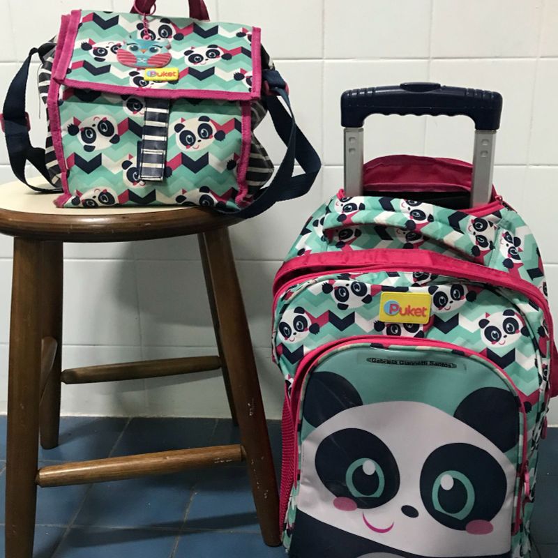 Kit Mochila e Lancheira Termica Puket Item Infantil Puket Usado 27185433  enjoei