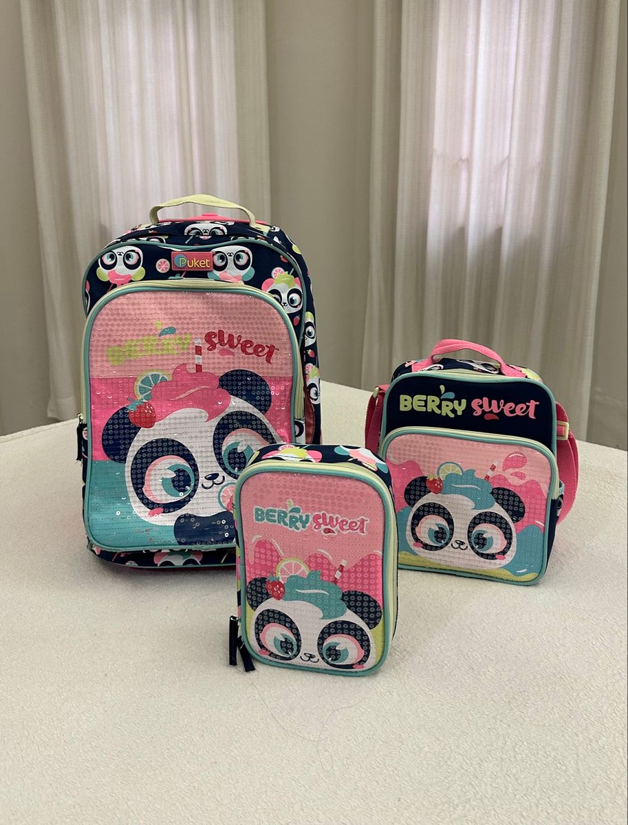Kit Mochila Puket Mochila Feminina Puket Usado 94540779 enjoei