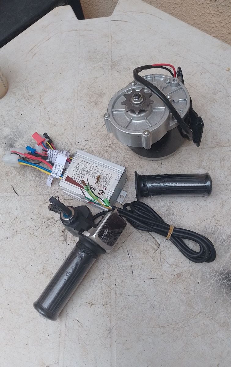 Kit Motor Elétrico Motor Central Para Bicicleta Kit Motor Elétrico