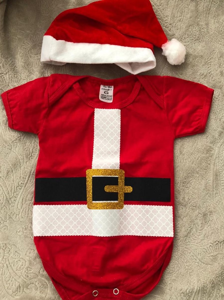 roupa de natal para bebe menina