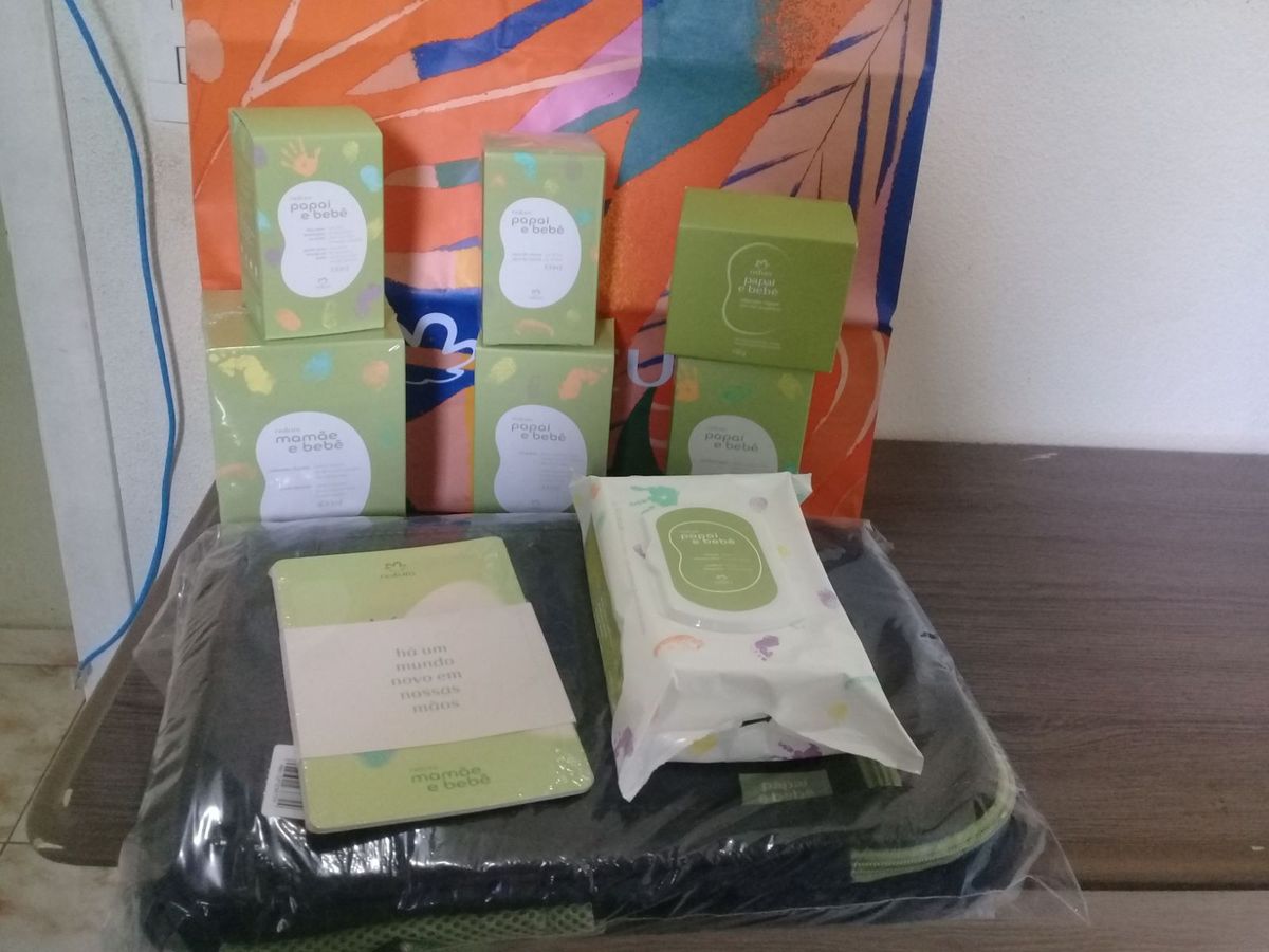 Kit Natura Mamae E Bebe Mochila Feminina Natura Mamae E Bebe Papai E Bebe Nunca Usado Enjoei