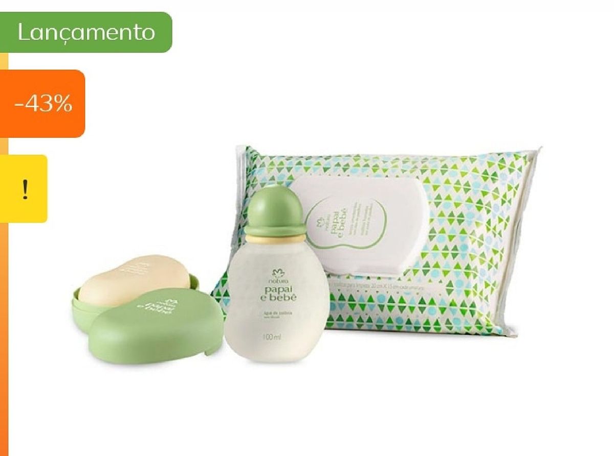 Kit Natura Papai E Bebe Item Infantil Natura Nunca Usado Enjoei